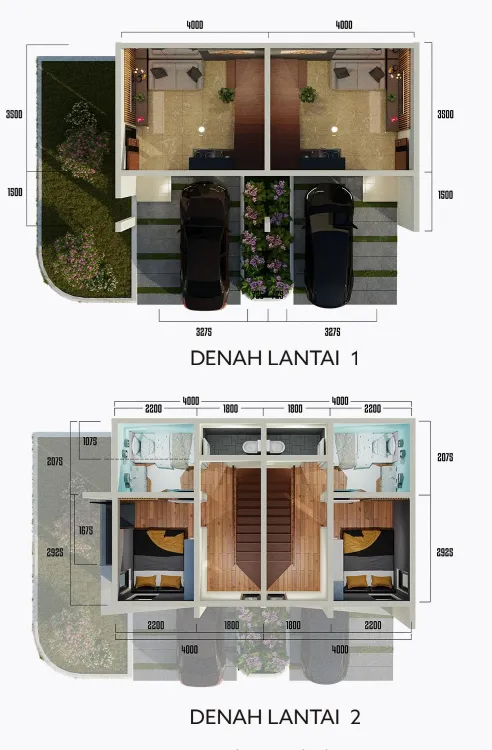 Floor plan for Tipe 30